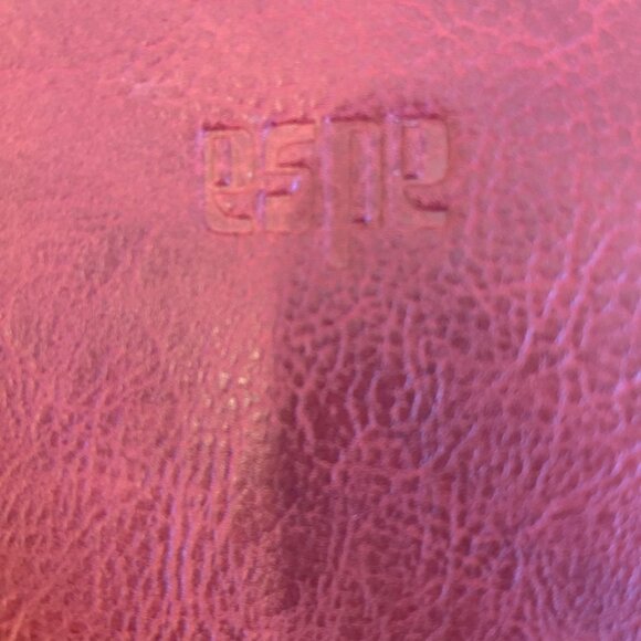 Espe Red Floral Vegan Leather Mini Crossbody Bag With spaghetti Strap & Top Zipp - Picture 4 of 11